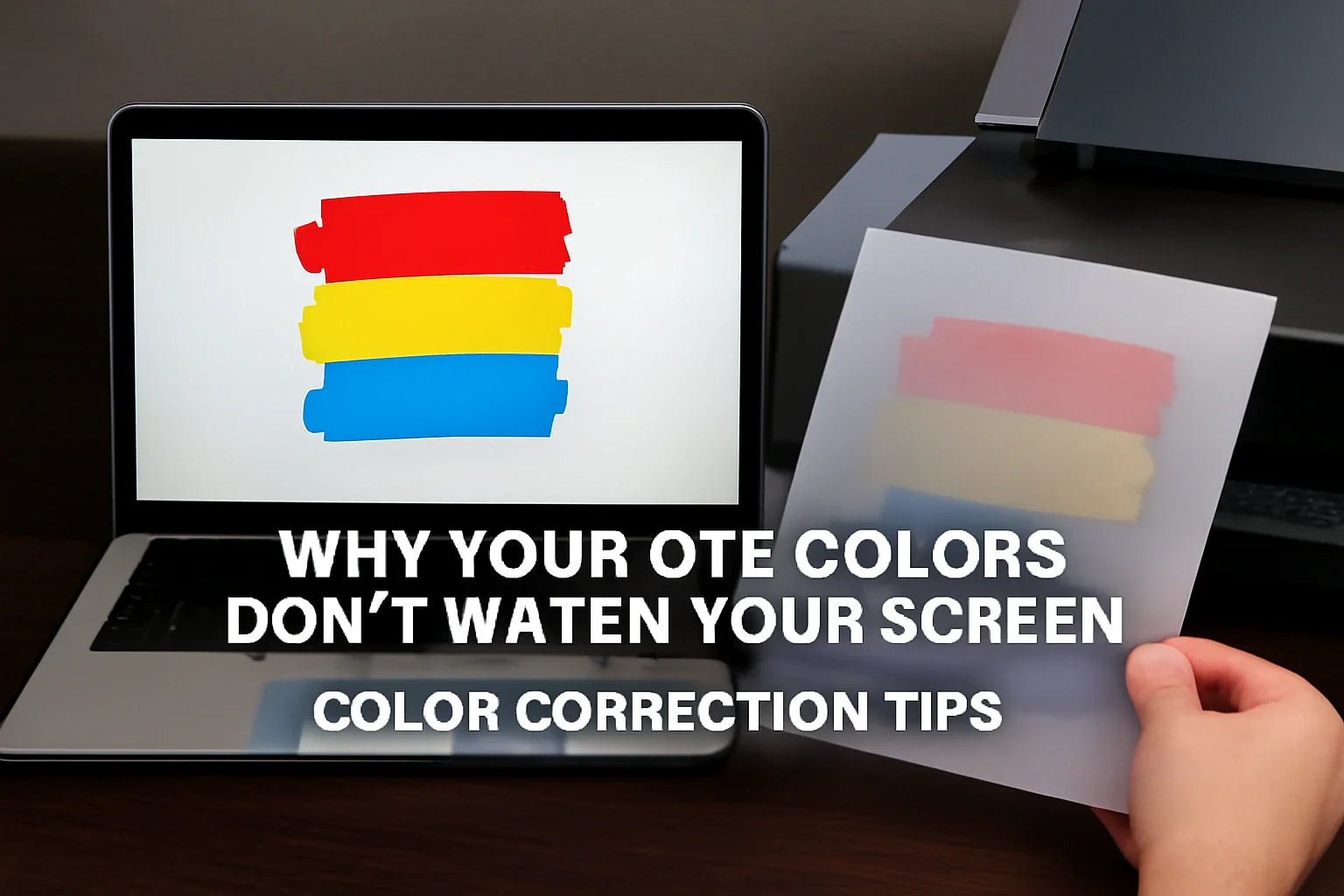 Why Your DTF Colors Don’t Match Your Screen – Fix Color Issues Now