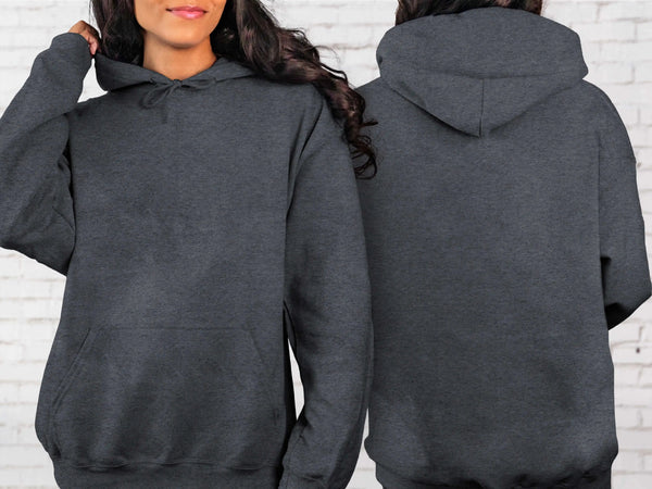 Gildan® 18500 Adult Hooded Sweatshirt Dark Heather 