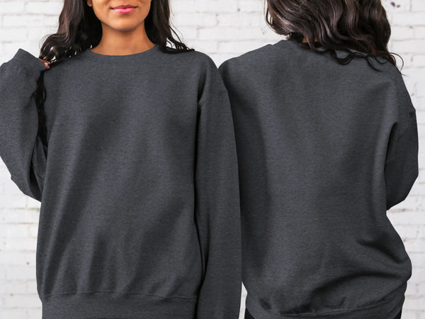Gildan® 18000 Adult Crewneck Sweatshirt Dark Heather 